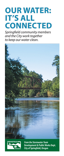 Our Water: Springfield Stormwater Brochure