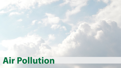 Air with Clouds; click on to go to the air pollution prevention section
