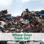 Pile of garbage; click to learn where trash goes in Lane County