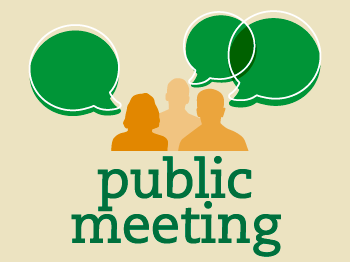 Public Meeting Graphic Image
