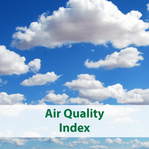 Air with Clouds; click for Air Quality Index Information