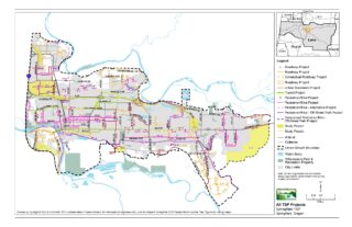 Transportation System Plan - All Projects Map (reference only)